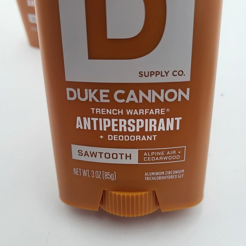 Set of 2 Duke‎ Cannon Sawtooth Antiperspirant Deodorant 3oz Alpine Air Cedarwood